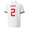 Virallinen pelipaita Marokko HAKIMI 2 Vieras World Cup 2022 Lyhythihainen - Miesten Virallinen pelipaita Marokko HAKIMI 2 Vieras World Cup 2022 Lyhythihainen - Miesten